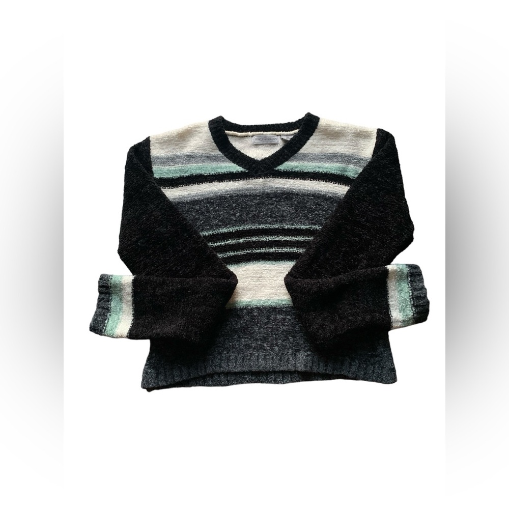 Rare Vintage 80s Long Sleeve Block Sweater!